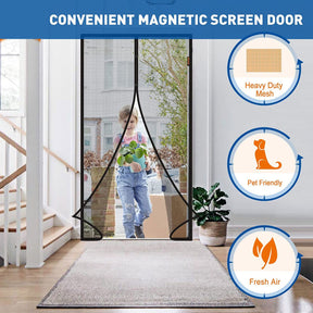 🔥Magnetic Screen Door 🔥Buy 4 free shipping