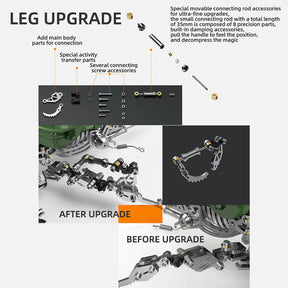 DIY 3D Hercules Beetle with Long Horn Metal Model Puzzles Kits