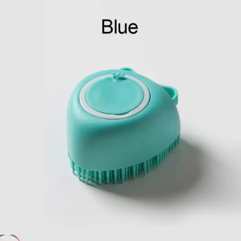 Gentle Silicone Pet Brush for Dogs and Cats - Massages, Cleans, and Dispenses Shower Gel