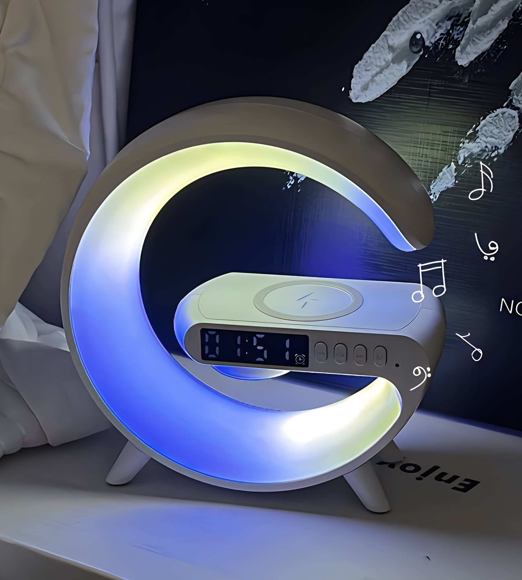 Moon clock wireless Bluetooth speaker