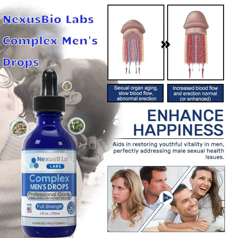 NexusBio Labs Complex Men's Vitamin Drops[🚀💥Super potent version🚀💥]