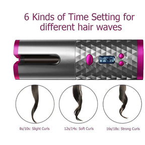 Fayadell Cordless Rotating Hair Curler