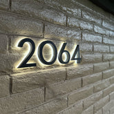 Backlit LED House Address Numbers