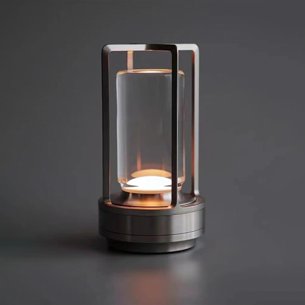 Japanese-Inspired Crystal Lantern Lamp