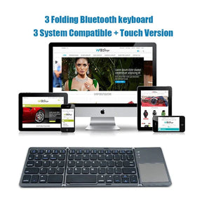 🔥Hot Sale 49% OFF🔥Foldable Bluetooth Keyboard with Touchpad