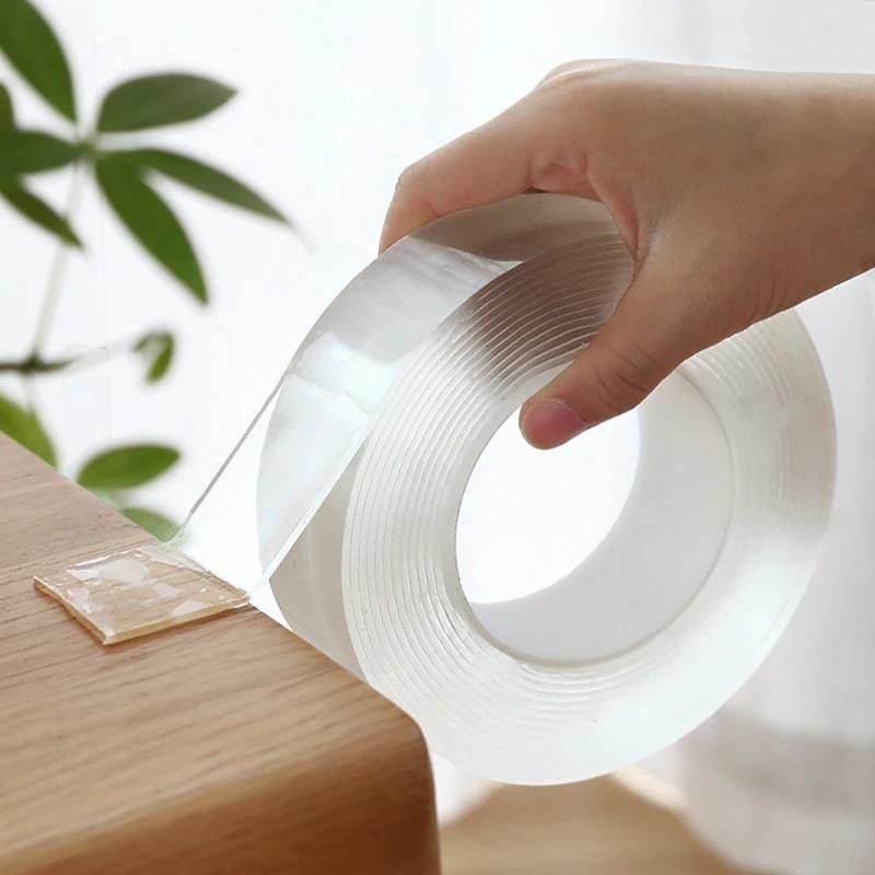 (🔥2024 Hot Sale🔥🎉50% OFF🎉) - Transparent Magic Nano Tape Double Sided Grip Reusable Home Tape Traceless Glue