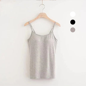 Loose-fitting Tank Top With Built-in Bra