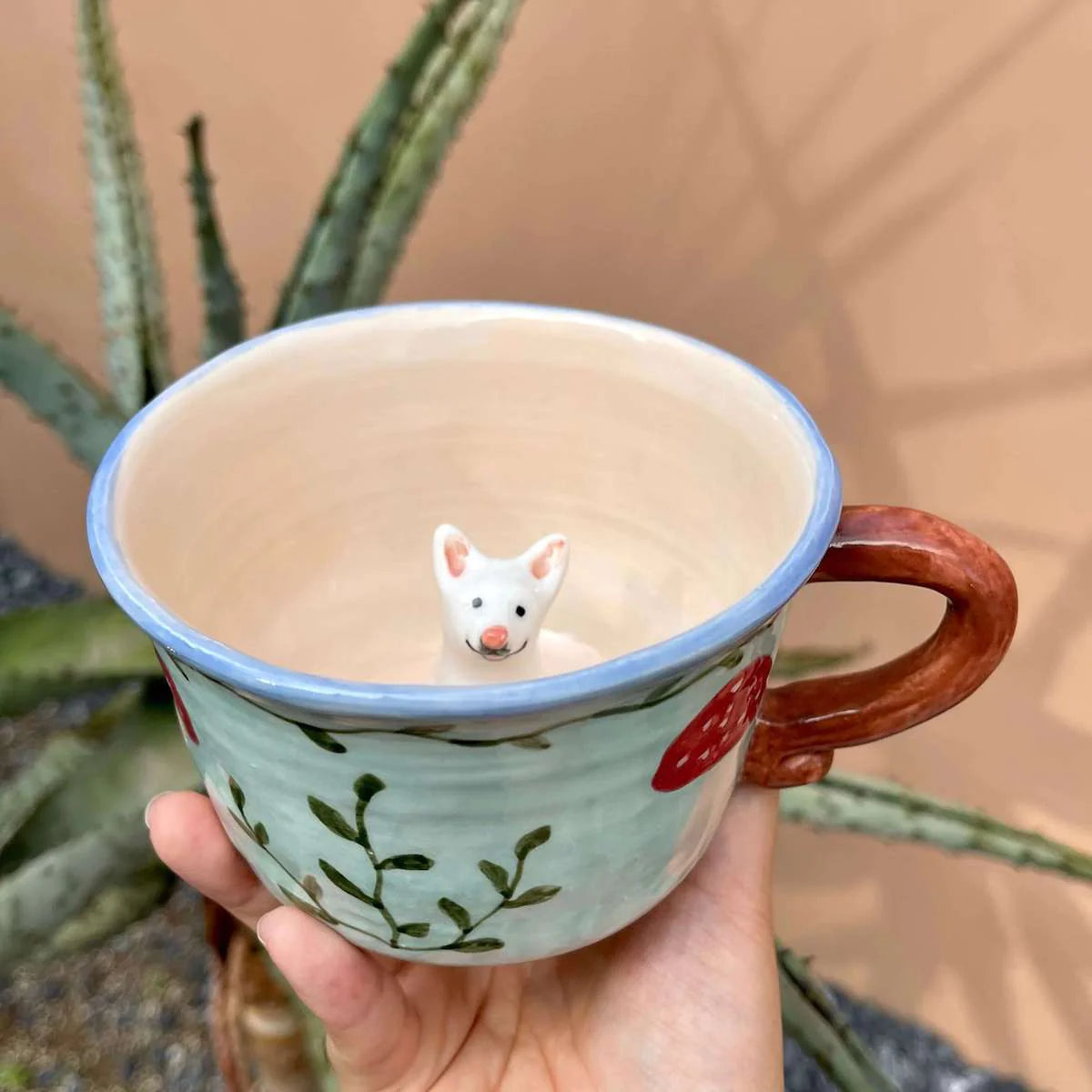 Handmade Custom Pet's Figure Ceramic Mug