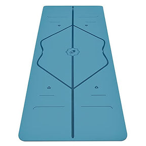 Liforme Original Yoga Mat – Free Yoga Bag Included - Patented Alignment System. Warrior-like Grip. Non-slip. Eco-friendly. sweat-resistant. long. wide. 4.2mm thick mat for comfort