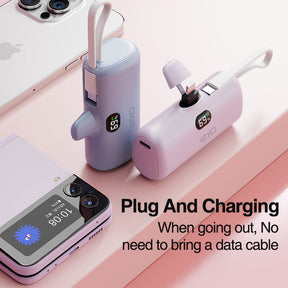 EYD 5000mAh Portable Power Bank USB C & IOS