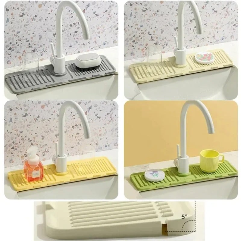 BQYOOM™Faucet Guard & Draining Mat