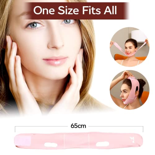 ParaFaciem Reusable V Line Mask Facial Slimming Strap Double Chin Reducer Chin Up Mask Face Lifting Belt V Shaped Slimming Face Mask