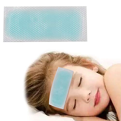 20 Sheets Fever Cooling Gel Patches. Cooling Forehead Strips Cooling Gel Sheet for Dog Foot Baby Kids Children Adult Relieve Headache. Toothache Pain. Drowsiness. Fatigue. Refreshing. Sunstroke