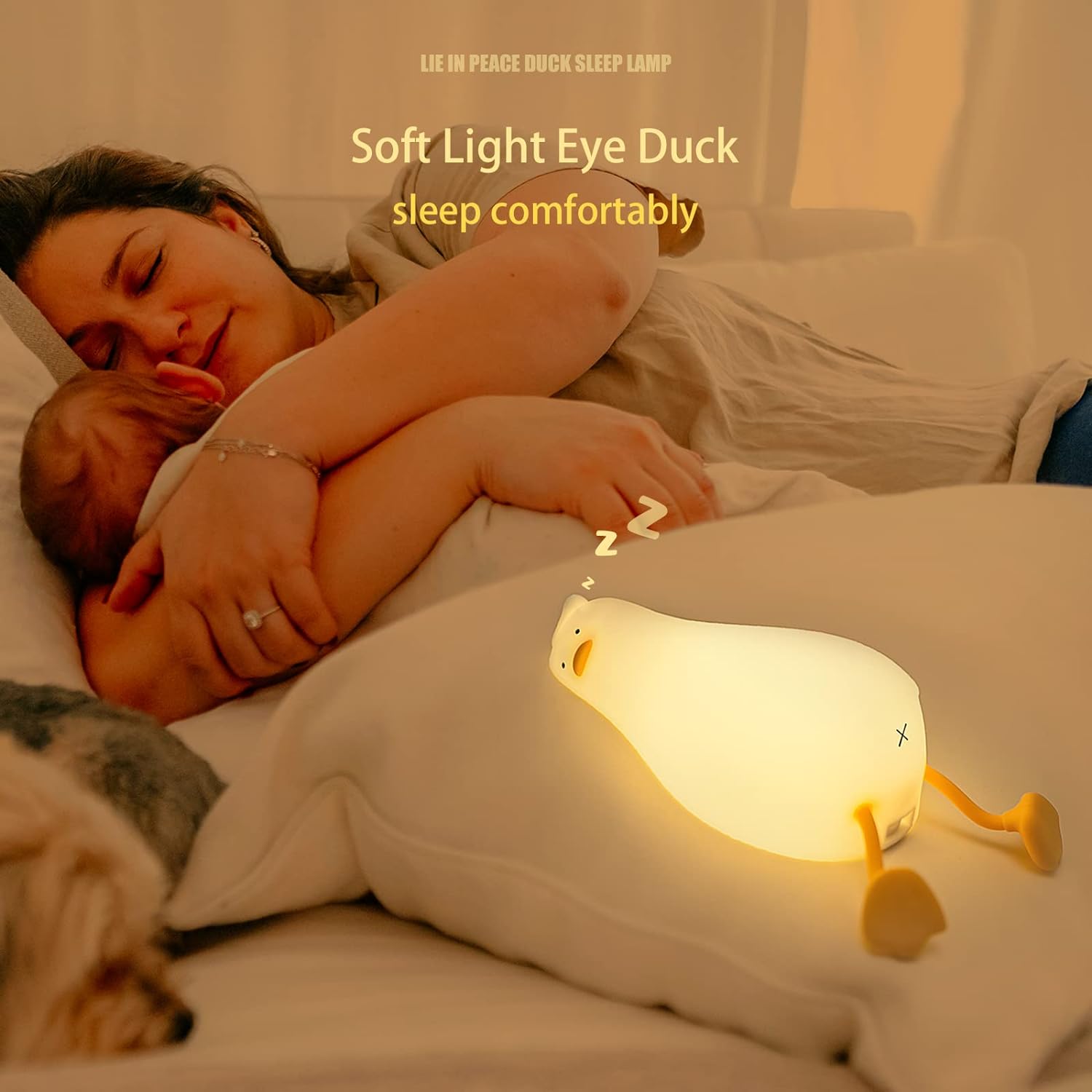 Lying Flat Duck Night Light