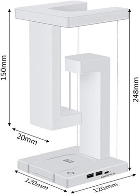 BrightHouse™  Levitation Anti-Gravity Wireless Charging Table Lamp