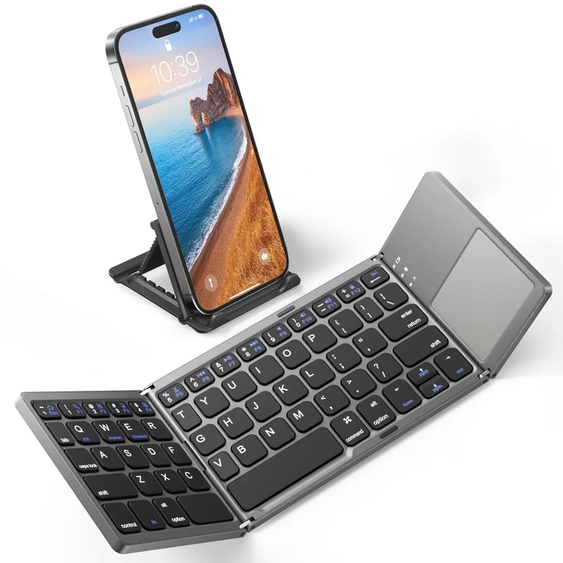 🔥Hot Sale 49% OFF🔥Foldable Bluetooth Keyboard with Touchpad