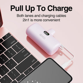 EYD 5000mAh Portable Power Bank USB C & IOS