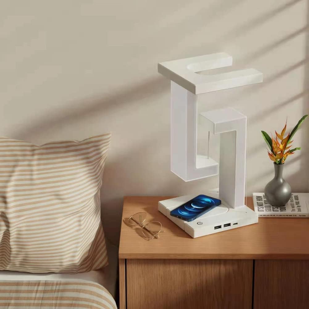 BrightHouse™  Levitation Anti-Gravity Wireless Charging Table Lamp