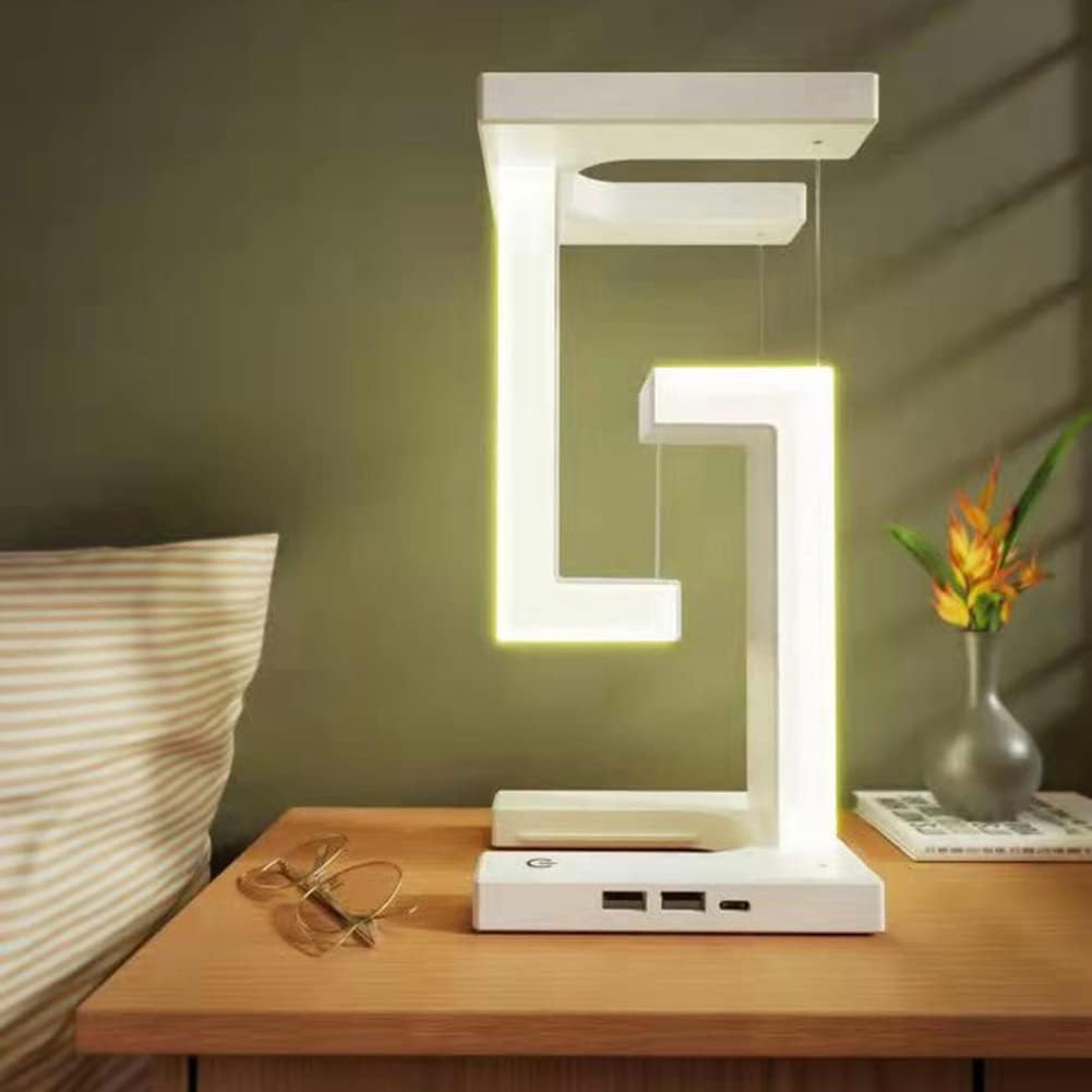 BrightHouse™  Levitation Anti-Gravity Wireless Charging Table Lamp