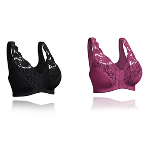 Front hooks. stretch-lace. super-lift. and posture correction – ALL IN ONE BRA!