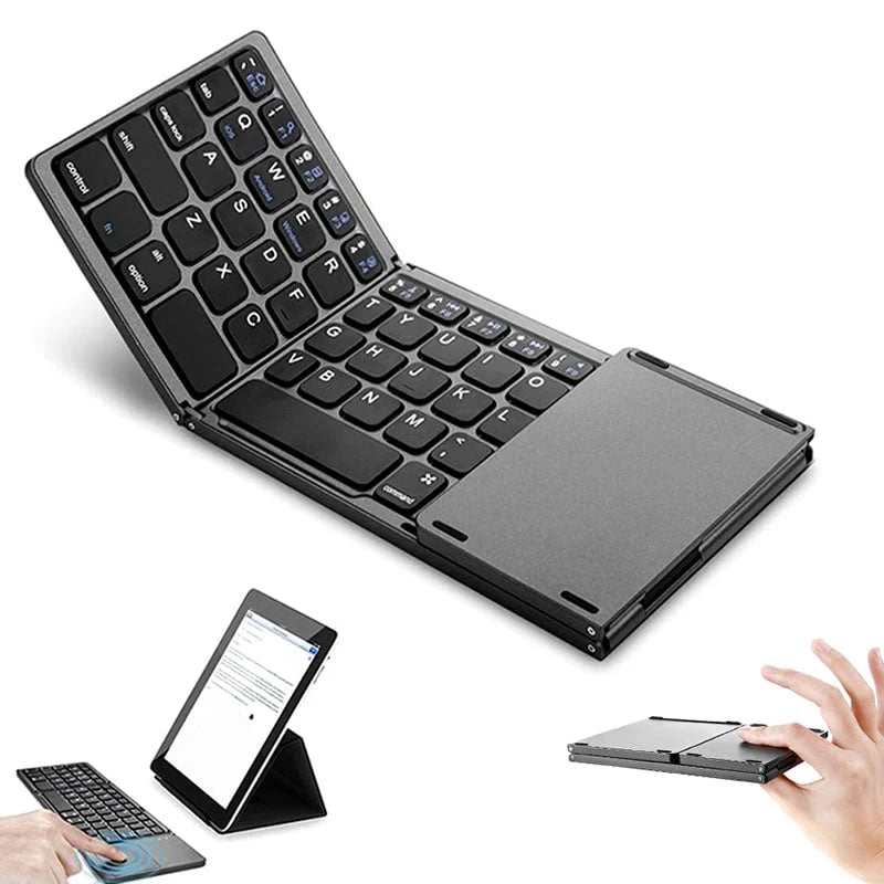 🔥Hot Sale 49% OFF🔥Foldable Bluetooth Keyboard with Touchpad