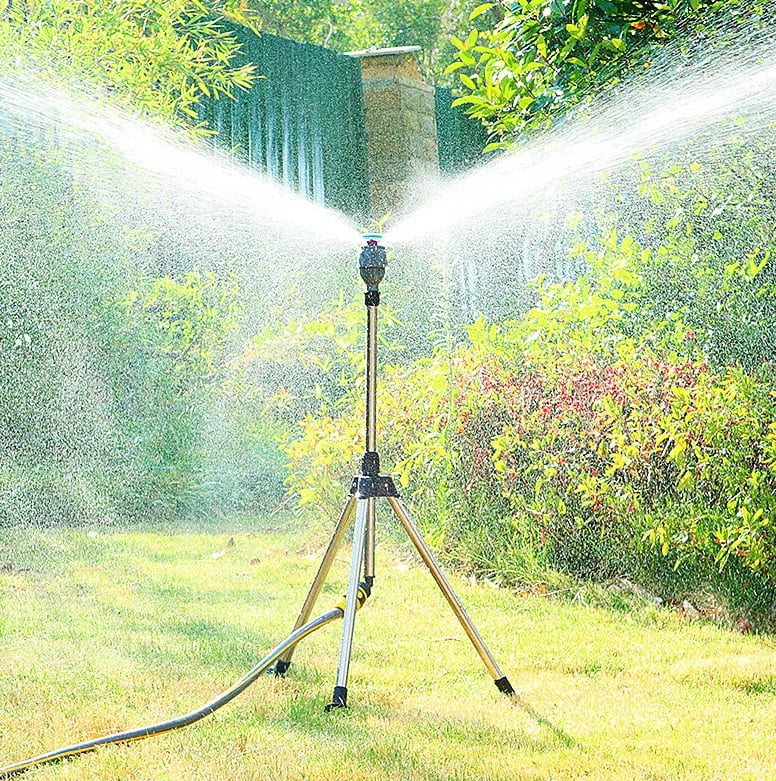 (🎁2024 Hot Sale🎁)Rotating Tripod Sprinkler