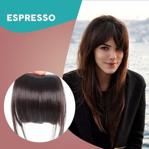 Seamless 3D Clip-In Bangs Hair Extensions(Clear Stock Now)