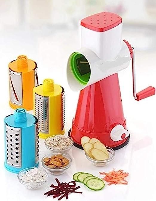 4 in 1 Rotary Drum Vegetable Grater & Slicer