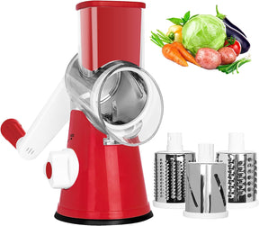 4 in 1 Rotary Drum Vegetable Grater & Slicer