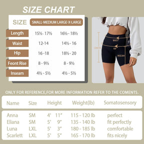 MOREFEEL High Waisted Biker Shorts for Women -3'' / 5'' Tummy Control Butt Lifting Gym Workout Athletic Shorts Yoga Pants