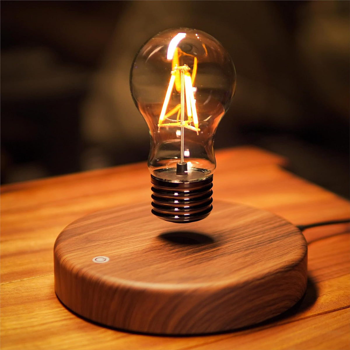 BrightHouse™ Levitating Lamp With Wooden Base