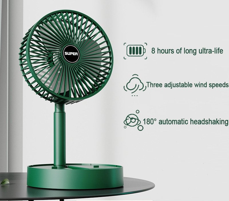 Summer Hot Sale🔥🔥Desktop USB foldable silent electric fan