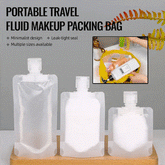 (🌷Summer SALE) Portable Travel Fluid Makeup Packing Bag(10 Pcs