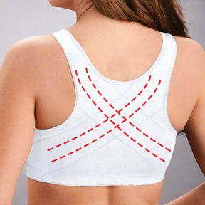 Front hooks. stretch-lace. super-lift. and posture correction – ALL IN ONE BRA!