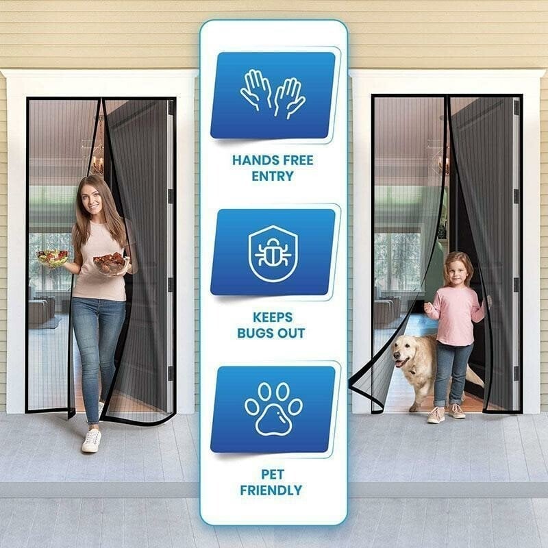 🔥Magnetic Screen Door 🔥Buy 4 free shipping