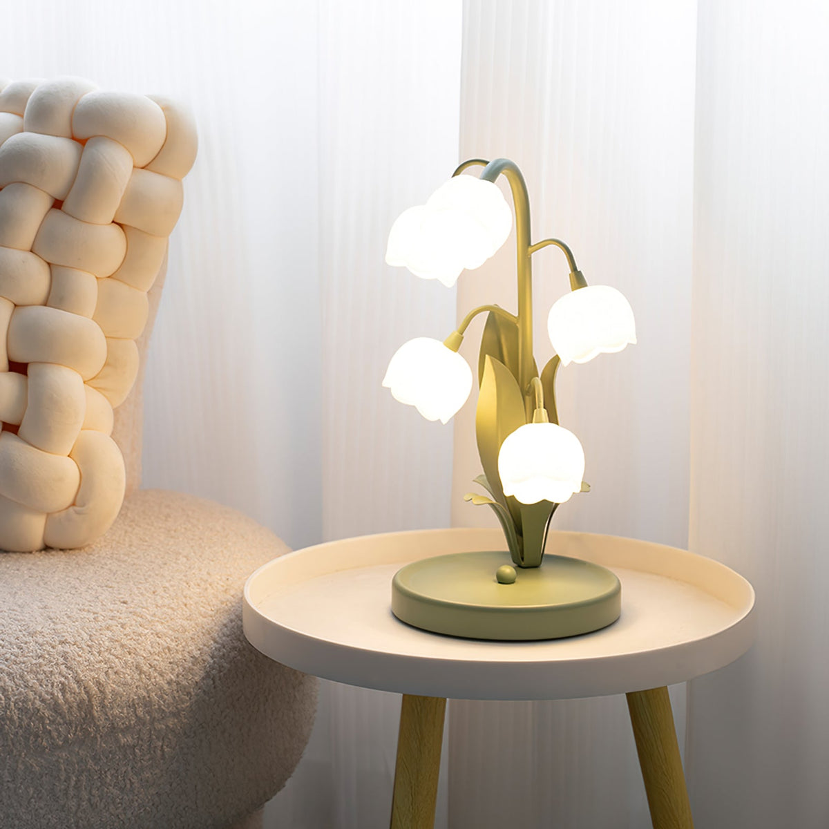 Bell Orchid Table Lamp