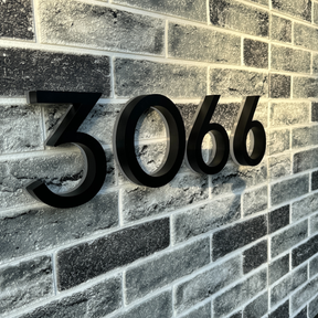 Backlit LED House Address Numbers