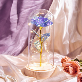 Rose Love™ Rose Flower LED Light Preserved Roses In Glass