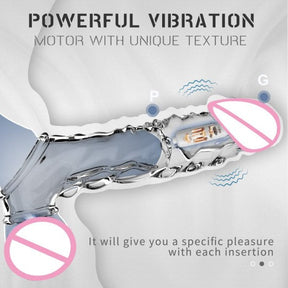 💥Confidential shipment💥Reusable High Quality Silicone Penis Extension Vibrator😍