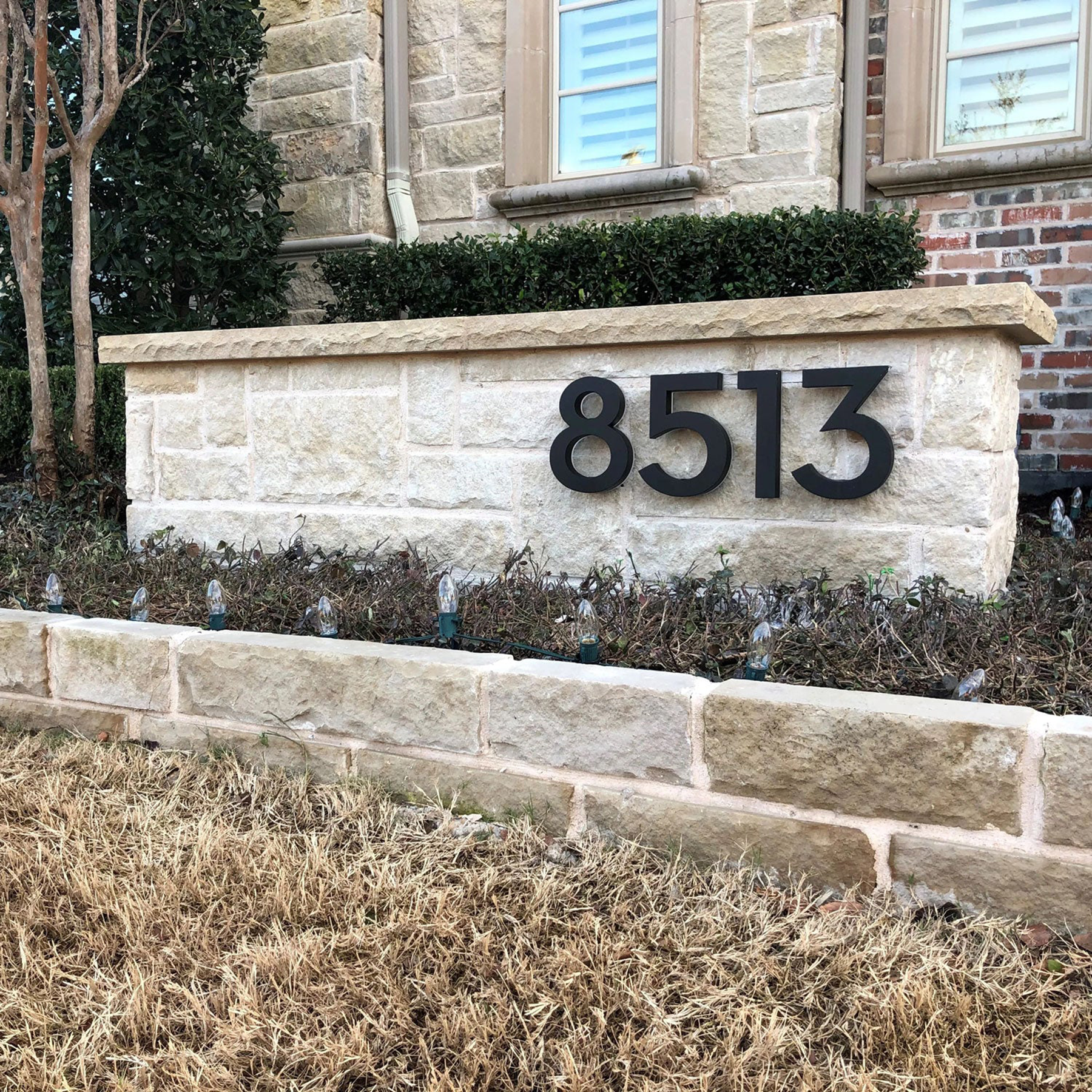 Backlit LED House Address Numbers