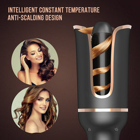 Auto Rotating Ceramic Hair Curler Wand