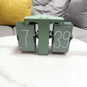 Retro Flip Clock Living Room Desktop Clock Simple