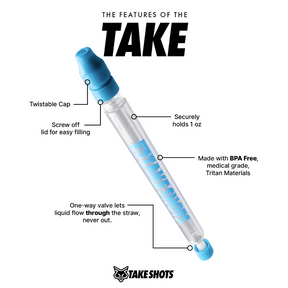 The Take V2 1 PC Portable Plastic Straw for Bitter Liquids