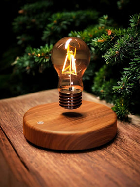 BrightHouse™ Levitating Lamp With Wooden Base