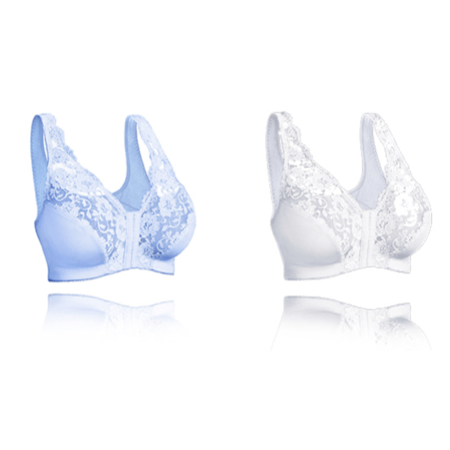 Front hooks. stretch-lace. super-lift. and posture correction – ALL IN ONE BRA!