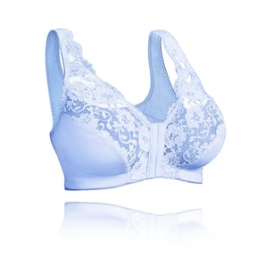 Front hooks. stretch-lace. super-lift. and posture correction – ALL IN ONE BRA!