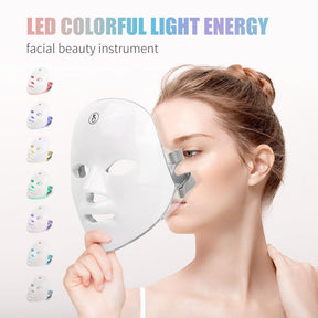 LED Facial Mask Therapy Skin Rejuvenation