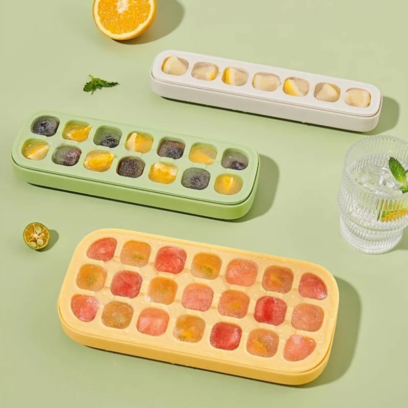 🧊Press-Type Silicone Ice Cube Trays