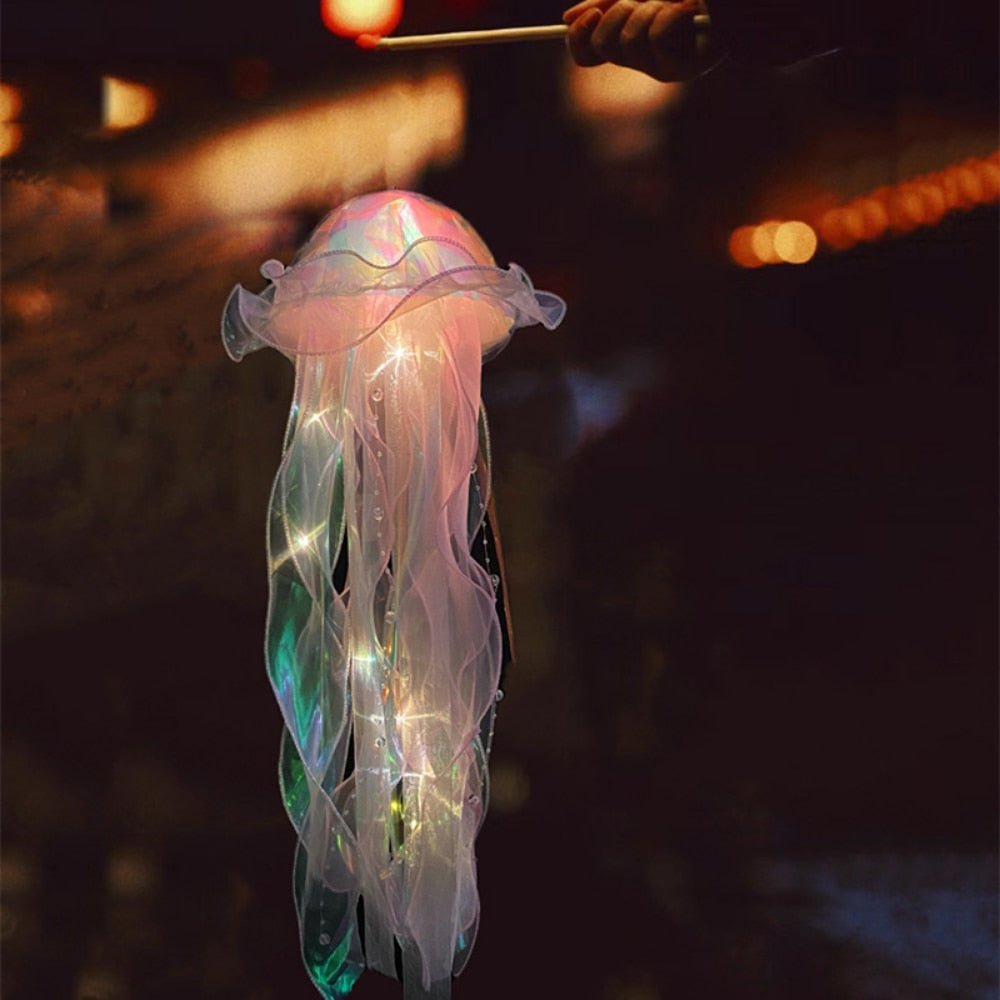 Hanging Jellyfish Lamp Aesthetic Decor