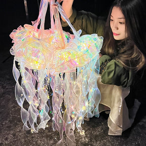 Hanging Jellyfish Lamp Aesthetic Decor